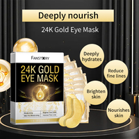 Masque Gelée Hydratant Anti-rides et Raffermissant pour les Yeux à l'Acide Hyaluronique, à la Camomille et à la Sécrétion d'Escargot Bio 24K - Meilleure Vente