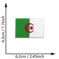 Patchs thermocollants personnalisés en gros d'usine, drapeaux africains, broderies de drapeaux, petits patchs de drapeaux nationaux et mondiaux pour vestes
