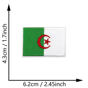 Parches Termoadhesivos de Banderas Africanas Personalizados al por Mayor de Fábrica, Bordados de Banderas Nacionales <span class=keywords><strong>y</strong></span> de Países del Mundo Pequeños para Chaquetas - Product Image 5