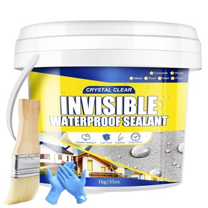 Sellador Impermeable de Poliuretano Transparente para Grietas en Concreto, Techos, Paredes, Madera y Terrazas - Uso Interior/Exterior, Alta Resistencia - Product Image 1