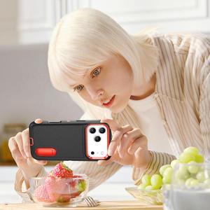 Pour iPhone 17 coque de téléphone nouvelle sensation de peau défenseur support anti-usure anti-chute housse de protection Compatible avec iPhone 16 15 14 13 12 - Product Image 5