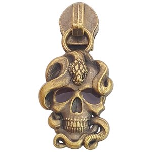 3D sáng tạo sọ dây kéo <span class=keywords><strong>puller</strong></span> #5 Nylon túi dây kéo thanh trượt kim loại dây kéo đầu - Product Image 4