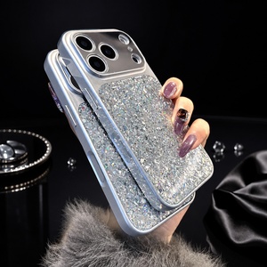 เคสโทรศัพท์แบบมีกลิตเตอร์ วัสดุ PC หรูหรา ป้องกันแรงกระแทก พร้อมสายคล้อง สำหรับ iPhone - Product Image 5
