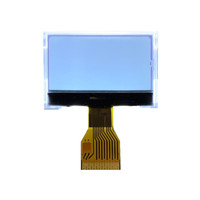 شاشة عرض LCD عالية الوضوح من Detone مقاس 128×64 بوصة واحدة، تعمل في درجات حرارة من -20 إلى +70 درجة مئوية، 18 دبوس FPC، معالج ST7567، واجهة SPI، ضمان لمدة عامين، صنع في الصين