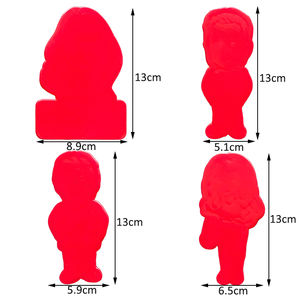 Sello Personalizado para Galletas <span class=keywords><strong>de</strong></span> Plástico, Molde para Galletas, Cortador <span class=keywords><strong>de</strong></span> Galletas, Herramienta para Repostería, Cortadores <span class=keywords><strong>de</strong></span> Relieve para Galletas, Fondant, Plastilina y Arcilla - Product Image 5