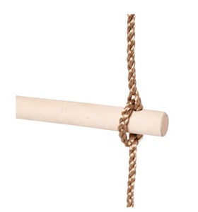 Sân Chơi <span class=keywords><strong>Swing</strong></span> Sets Gỗ Trong Nhà Và Ngoài Trời Tree Rope Đu 5 Bước Thang Cho Người Lớn - Product Image 2