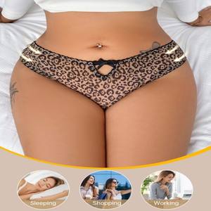 Pantaloni a vita media comodi da donna con stampa leopardata pantaloni a triangolo ad alta elasticità che abbracciano i fianchi nuovo Design <span class=keywords><strong>Sexy</strong></span> - Product Image 1