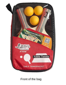 Chuyên Nghiệp Đôi Mặt Nổi Mụn Trong Cao Su 7-Ply 200G Trọng Lượng Nhẹ Bóng Bàn Vợt Gỗ Tinh Khiết Loki Ping Pong Bat Mô Hình K-X1 - Product Image 1