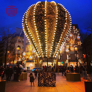 Commercial Hot Air Balloon <b>LED</b> Display <b>Light</b> for Mall Plaza Resort Hotel and Outdoor Christmas Lighting Project - Product Image 6