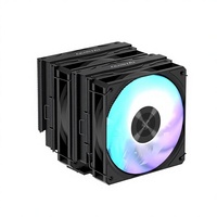 FEZCOOL AL660 Pendingin Udara CPU Dual-Tower Kipas PWM Rendah Kebisingan 1700/AM4/AM5 ARGB Bantalan Cairan Tembaga-aluminium Bonding ARGB