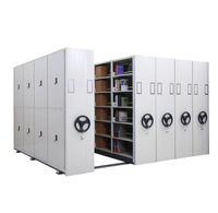 Compacteur de fichiers mobile en métal intelligent Classeurs d'archives pour l'hôpital et la recherche scientifique Casiers de stockage Système Rack