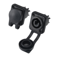 Connecteur Powercon robuste étanche IP65, sortie d'alimentation orange 16A 250V, prise mâle et prise femelle pour éclairage de scène LED