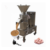 Machine à broyer le beurre de cacahuètes électrique, machine à faire de la sauce au piment, machine à broyer les amandes, les noix, les dattes, en acier inoxydable 304