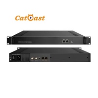 Modulateur IP QAM 48-en-1 DVB-C avec multiplexeur-écrémisseur pour diffusion TV et équipement CATV