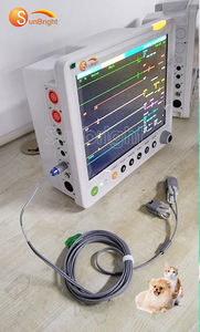 Sunbright 12 дюймов, дешевый ветеринарный мониторинг, ветеринарный многопараметрический SUN-601S для наблюдения за пациентами - Product Image 2