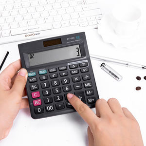 เครื่องคิดเลขตั้งโต๊ะไฟฟ้า12หลักตัวเลือก<span class=keywords><strong>ภาษี</strong></span>แบตเตอรี่พลาสติกที่ใช้พลังงานจากการตรวจสอบและฟังก์ชั่น<span class=keywords><strong>ภาษี</strong></span>ที่ถูกต้อง - Product Image 5