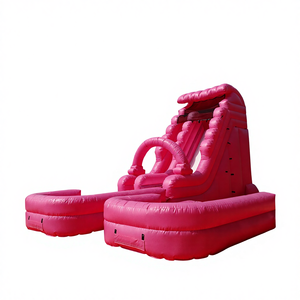 Toboganes Inflables de Agua con Palmeras, en Oferta, Populares, Personalizados, Económicos, Tobogán Inflable Combinado con Dinosaurios para Alquileres <span class=keywords><strong>Vacacionales</strong></span> - Product Image 1