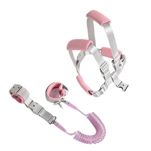 Aikajia <span class=keywords><strong>AKJ</strong></span> Laisse anti-perte convertible 3-en-1 |   Ensemble harnais et sangle de poignet réglables |   Sûr pour les bébés et les tout-petits, motif de dessin animé - Product Image 2