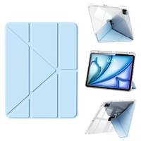 Nouvelle coque pour iPad 5e/6e génération Air 1/2 9,7 pouces, 2024, haute qualité, transparente, en polycarbonate, antichoc, anti-poussière, mignonne, pour enfant