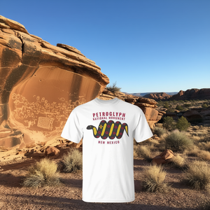 T-shirt Petroglyph National <span class=keywords><strong>Monument</strong></span> New <span class=keywords><strong>Mexico</strong></span> Snake - Product Image 3