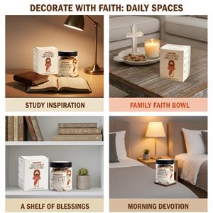 Vasetto di Gesù Positivo, 60 Carte di Supporto Emotivo con Gesù, Incoraggiamento Biblico <span class=keywords><strong>per</strong></span> Ragazze Adolescenti e Donne, <span class=keywords><strong>Regalo</strong></span> Cristiano <span class=keywords><strong>per</strong></span> la Festa della Mamma - Product Image 5