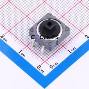 SKHCBLA010 Tactile Switch Through hole Component (THT)-4P,12x12mm Switch 1.27N 12mm 12mm 7.3mm - Product Image 1