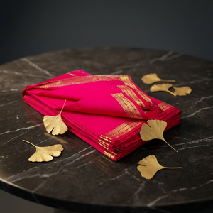 Sari traditionnel Maheshwari en coton et soie tissé à la main, vêtement ethnique indien haut de gamme pour les mariages, les cérémonies festives et les événements spéciaux - Product Image 1