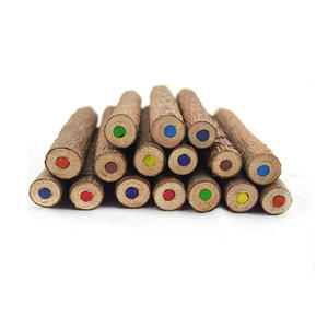 Crayons de couleur en bois naturel, brindilles de branches, promotionnels, personnalisables avec logo - Product Image 2