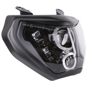 Faro Delantero LED de Proyector con Halo de Ojos de Ángel Blancos de 92W para YAMAHA <span class=keywords><strong>MT07</strong></span> 2018 2019 MT09 FZ09 2014 2015 2016 - Product Image 2
