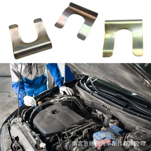 Universal Steel <b>U</b> Shaped Oil Line <b>Clamp</b> Brake Pipe Connector For Automotive Repair And Replacement 03326 - Product Image 3