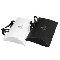 Boîte d'oreiller cadeau avec logo au design tendance et personnalisé pour extensions de cheveux Emballage avec laminage mat/brillant gaufrage fait à la main