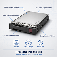 P10448-B21 P10604-001 Disques durs SSD SAS 12G à usage mixte SFF 2,5 pouces SC 960 Go pour serveur G9