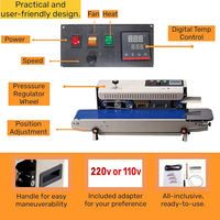 Impresora automática de fecha de inyección de tinta, cinta transportadora eléctrica para pequeñas empresas, sellado de bolsas de polietileno, bolsa de papel de aluminio disponible