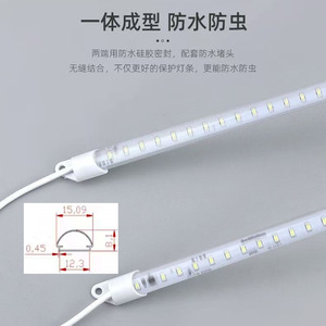 ไฟ LED สำหรับตู้แช่เย็น 220V ไม่ต้องใช้ไดรเวอร์ สำหรับแถบไฟส่องสว่างชั้นวางอาหารในซูเปอร์มาร์เก็ต - Product Image 3