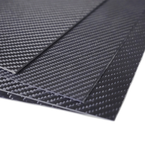 Color Glossy Matte Twill Plain Weave 1000mm 1400mm 1500mm CNC Carbon Fiber Drone Parts Board - Product Image 3
