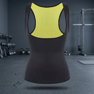 Custom Made Unisex Spandex/Polyester Breathable High Support Eco-Friendly Reversible Quick Dry Plus Size Sauna Tank <b>Top</b> Corset - Product Image 2