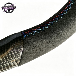 <span class=keywords><strong>Volante</strong></span> de Fibra de Carbono Negra Personalizado con Levas de Cambio LED para BMW M5 F90 M8 F91 F92 F93 <span class=keywords><strong>G29</strong></span> G30 G31 G32 - Product Image 6