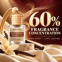 Diffuseur de parfum pour voiture avec logo personnalisé, flacon en verre suspendu, huile essentielle liquide, diffuseur de parfum pour voiture, élimination des odeurs, OEM