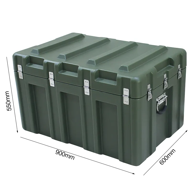 Ningbo Factory Direct Large Storage Capacity Heavy Duty Polyethylene Plastic Roto-molded Tool Box