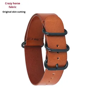 <span class=keywords><strong>Cinturino</strong></span> per <span class=keywords><strong>Orologio</strong></span> Vintage di Lusso Lionorm per <span class=keywords><strong>Uomo</strong></span> 16/18/20/22/24mm in Vera <span class=keywords><strong>Pelle</strong></span> di Vitello di Alta Qualità <span class=keywords><strong>Cinturino</strong></span> Monopezzo - Product Image 4