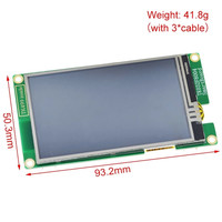 Placa DE DESARROLLO TKM32F499GT8 con pantalla LCD multitáctil IPS de 3,2 pulgadas 800X480 de vista completa ESP8266, Internet de las cosas con WiFi EN EL ESP-12F