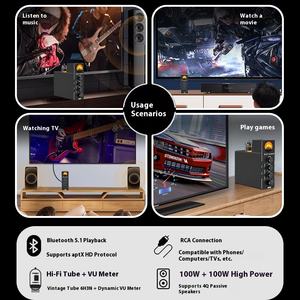 Amplificateur à tubes numérique Design hybride Amplificateur de puissance <span class=keywords><strong>HiFi</strong></span> <span class=keywords><strong>pour</strong></span> système audio stéréo domestique - Product Image 2