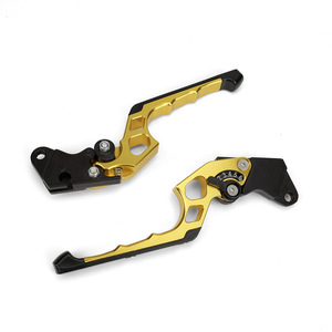 Leviers de frein et d'embrayage de moto réglables en 6 positions en alliage d'aluminium, design ajouré - Product Image 1
