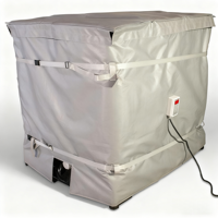 220V 1000L Silicone Caoutchouc Électrique IBC Chauffage Veste Fourre-Tout Réservoir Couverture