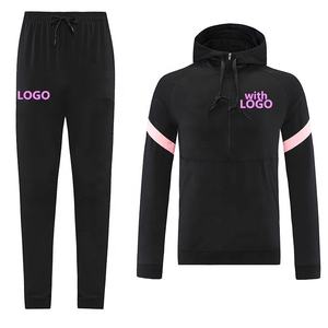 Sudaderas con capucha y cremallera para hombre, conjuntos de camisetas de fútbol, kits de fútbol PS, chaquetas para correr, traje deportivo para adultos, uniforme de chándal de entrenamiento - Product Image 1