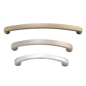 家具抽屉拉衣柜办公室现代家具门五金铝制厨柜把手 - Product Image 3