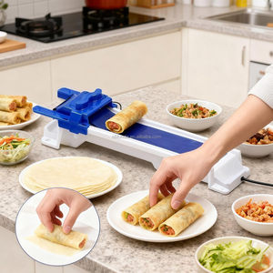 Máquina para Hacer Lumpia, Herramienta para Enrollar Verduras y Carne, Máquina Multifuncional para Hacer Rollitos <span class=keywords><strong>de</strong></span> Huevo, Máquina para Hacer Sushi - Product Image 5