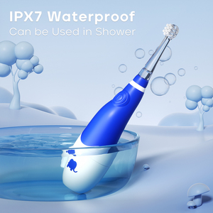 2024 BSCI phê duyệt sg902 thiết kế dễ thương trẻ em bàn chải đánh răng điện IPX7 hẹn giờ thông minh Pin hoạt động đầy màu sắc & quan sát LED - Product Image 5