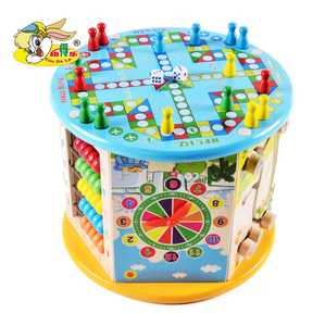 Bambini educazione multifunzionale scatola di <span class=keywords><strong>perline</strong></span> giocattolo in legno a sei lati grandi <span class=keywords><strong>perline</strong></span> animali - Product Image 4