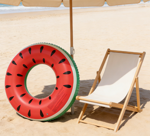 Bouée <span class=keywords><strong>de</strong></span> piscine et <span class=keywords><strong>de</strong></span> plage <span class=keywords><strong>gonflable</strong></span> géante en forme <span class=keywords><strong>de</strong></span> pastèque pour la détente et les fêtes estivales des adultes - Product Image 3